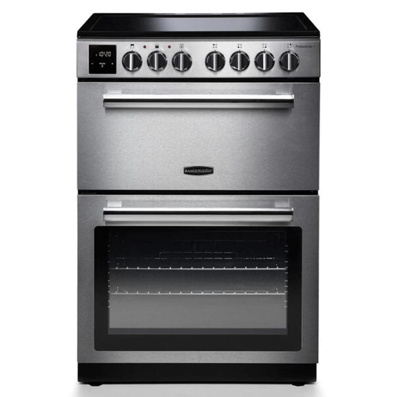 Rangemaster Professional Plus 60CM Freestanding Electric Cooker - Stainless Steel & Chrome | PROPL60EISS/C