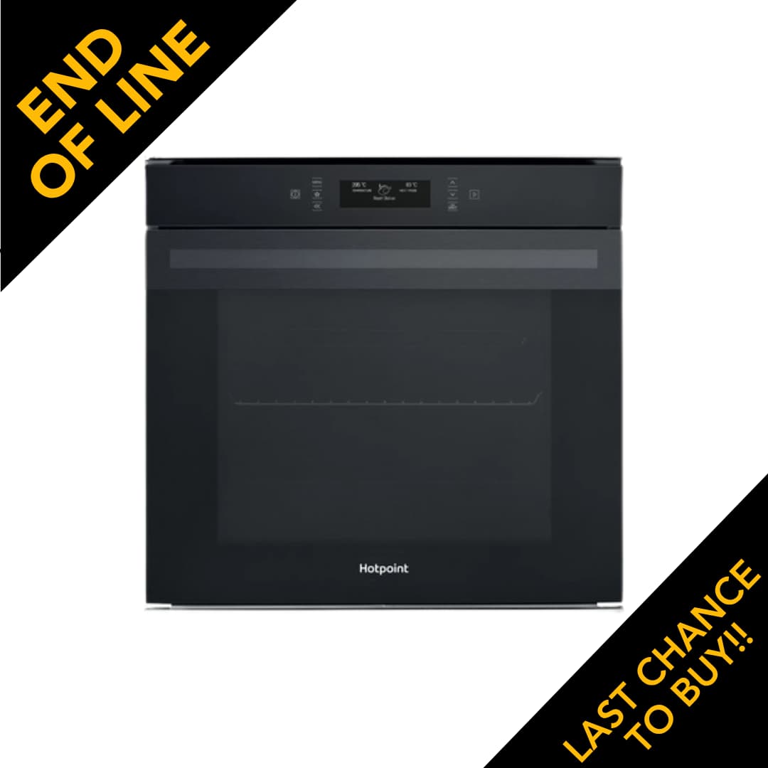 Hotpoint SI9891SPBM 73L Built-In Electric Oven with Self-Cleaning – Black