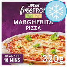 TESCO FREE FROM MARGHERITA PIZZA 320g