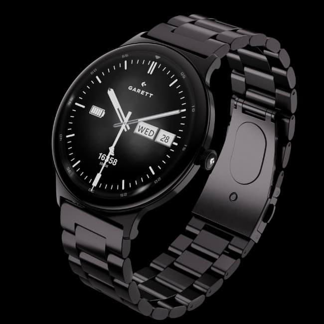 Garett Quantum Smartwatch - Black Steel | QUANTUM-BLACK