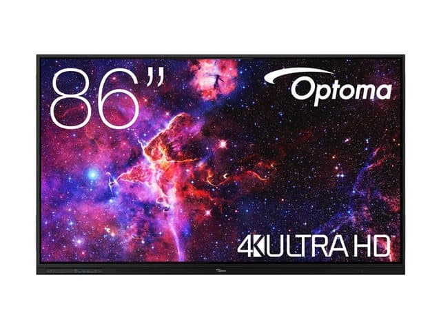 OPTOMA - Creative Touch 3863RK 3-Series - 86" LED-backlit LCD display - 4K - for interactive communication