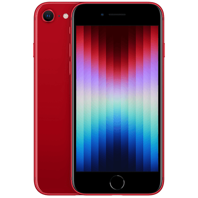 Refurbished Apple iPhone SE 3rd Gen Red 4.7" 64GB 5G Unlocked & SIM Free Smartphone