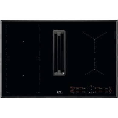 Refurbished AEG 6000 Series CCE84543FB 78cm 4 Zone Venting Induction Hob Recirculation Only
