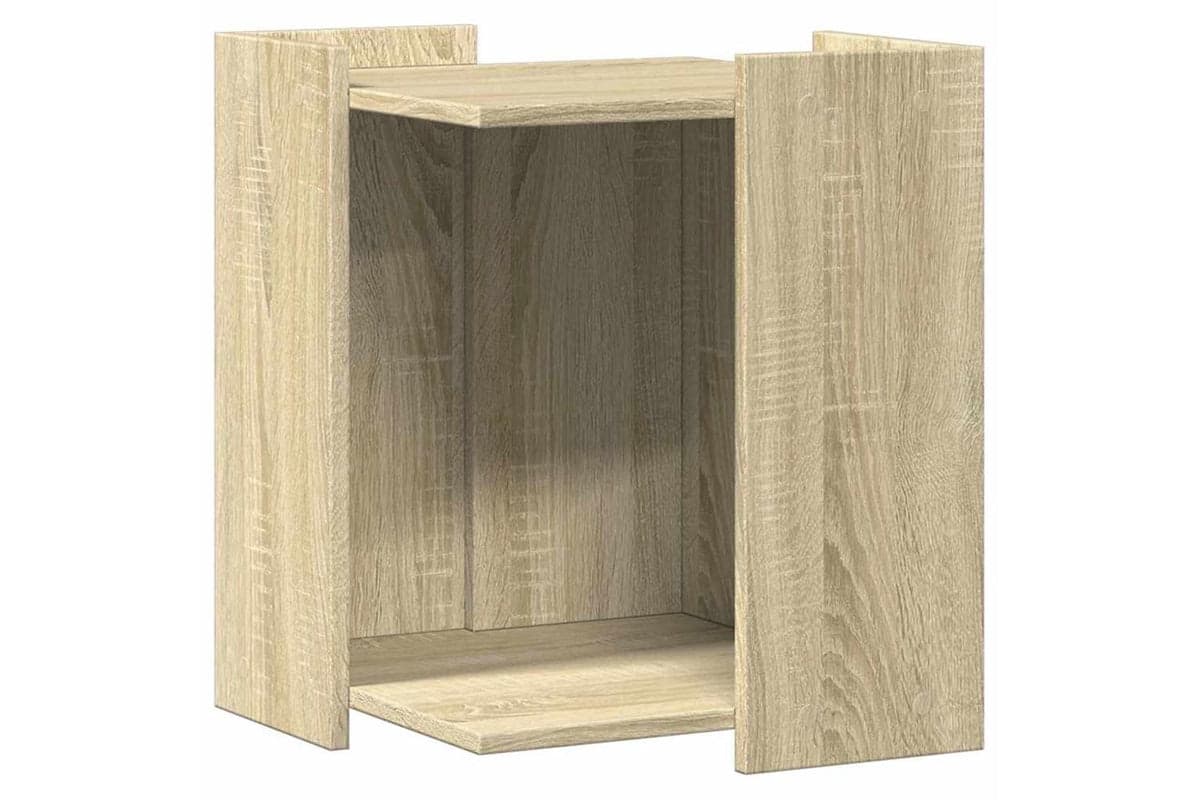 Cat Litter Box Enclosure Sonoma Oak 42x42x51 Cm Engineered Wood
