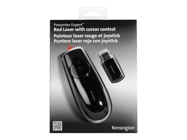KENSINGTON - Presenter Expert Red Laser with Cursor Control presentation remote control - black