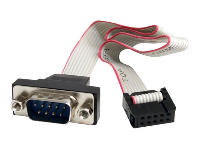 STARTECH.COM - StarTech 16in 9 Pin Serial Male to 10 Pin Motherboard Header Panel Mount Cable - motherboard to RS232 (PNL9M16) - serial cable - DB-9 to 10 PIN IDC - 40.7 cm
