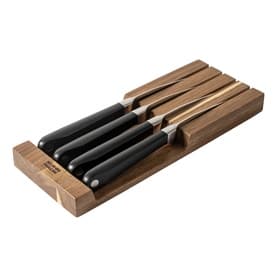 Culinary Forged Four-Piece Steak Knife Set With Tray