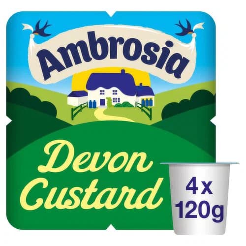 Ambrosia Devon Custard 4 x 120g (480g)