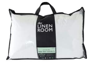 The Linen Room | Luxury Microdown Pillow | Twin Pack