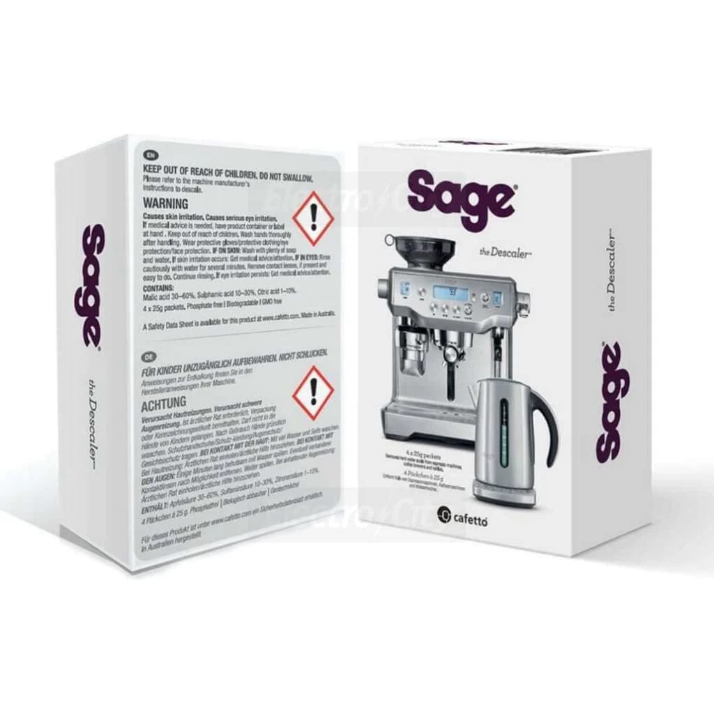 Sage The Descaler Coffee Machine Descaling Solution | Pack of 4