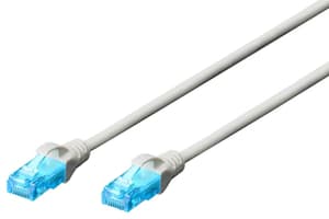 Digitus 15m CAT 5e U/UTP RJ45 Network Cable | Grey