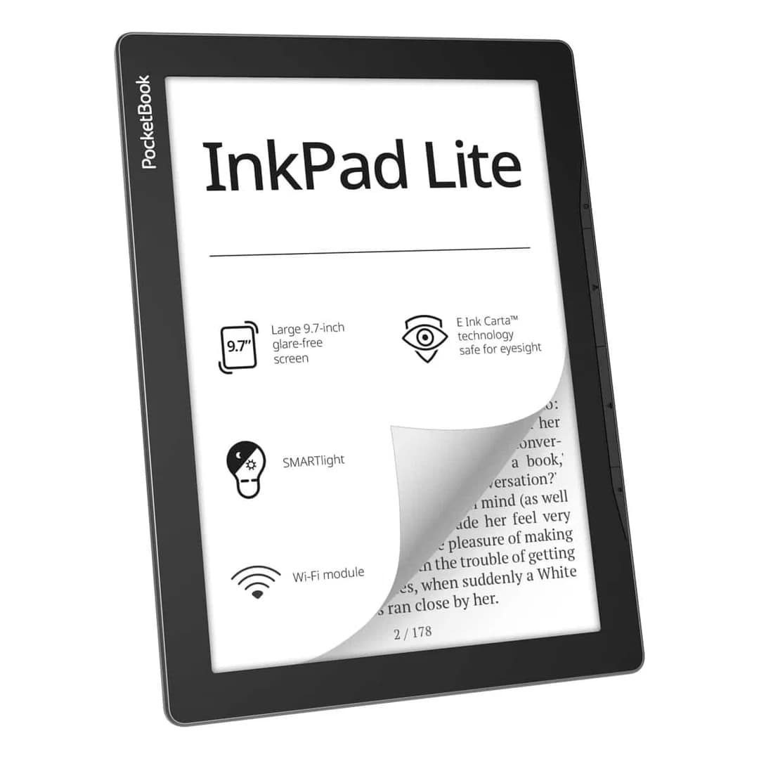 PocketBook InkPad Lite 9.7 Inch E-Ink Touchscreen eReader | Grey