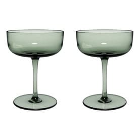 Like Sage Champagne Coupe-Dessert Bowl Two-Piece Set