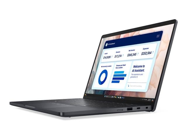 DELL - Pro 13 Premium PA13250 - Copilot+ PC - Intel Core Ultra 7 - 266V / up to 5 GHz - Intel Evo vPro Enterprise Platform - Win 11 Pro - Intel Arc Graphics 140V - 16 GB RAM - 512 GB SSD NVMe, TLC, Class 35 - 13.3" IPS 1920 x 1200 (Full HD Plus) - Wi-Fi - No PSU