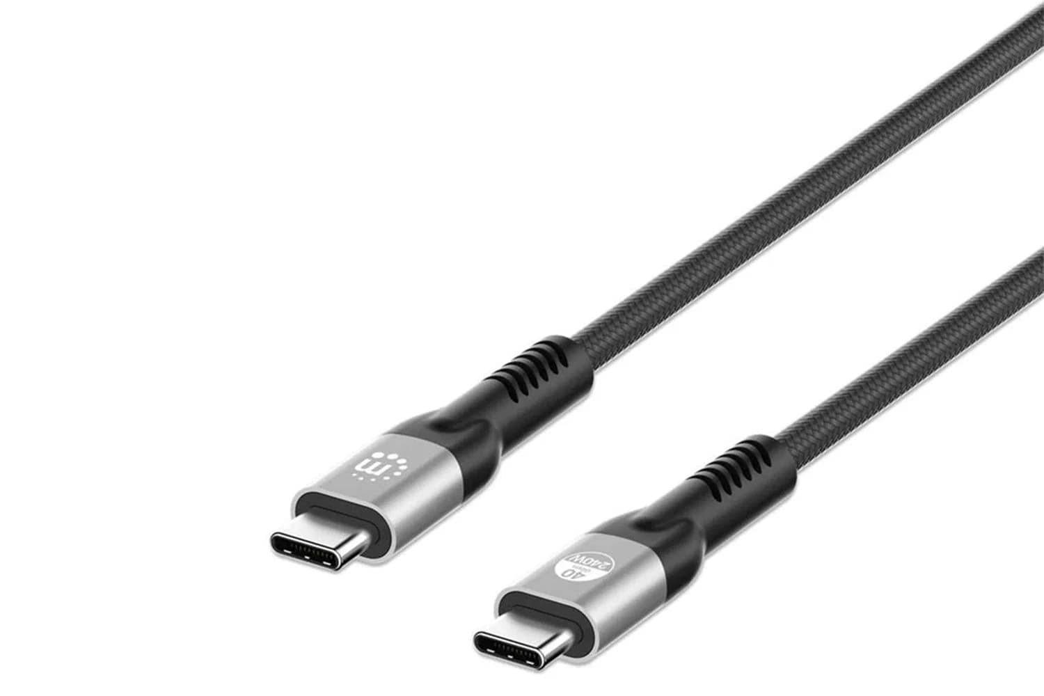 Manhattan USB4 Type-C Charging Cable | Black