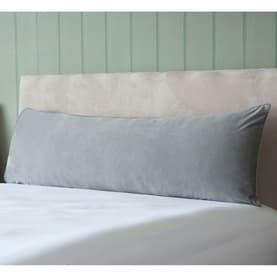 Velvet Bolster Cushion Cloud