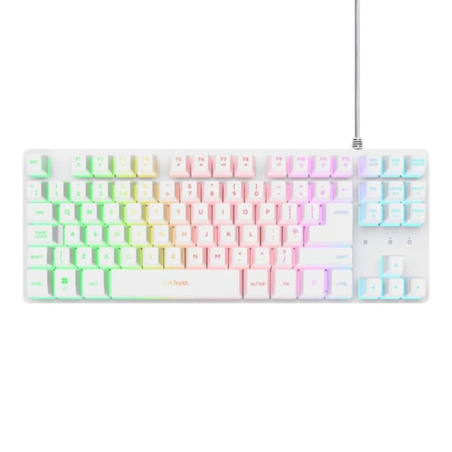 Trust GXY833 Thado V2 Keyboard | White | T25898