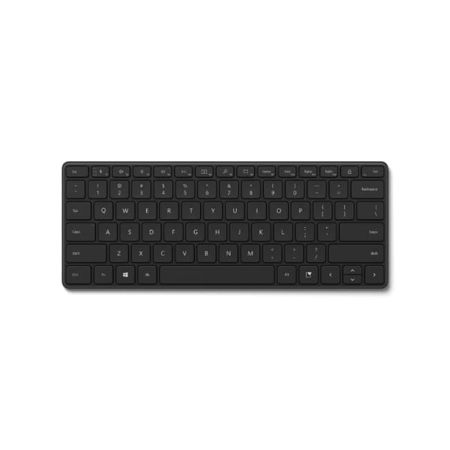 Microsoft Designer Compact Keyboard | Black & White - Black