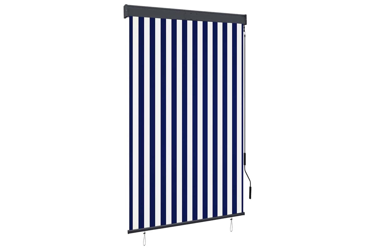 vidaXL 145961 Outdoor Roller Blind 120x250cm Blue And White