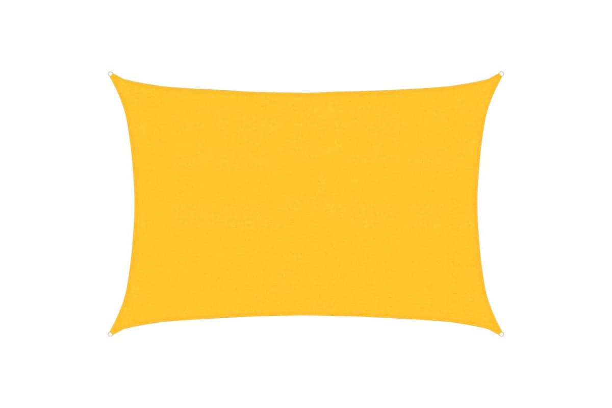 Vidaxl 311568 Sunshade Sail Yellow 3x4.5 M Hdpe