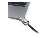 Compulocks - Ledge Lock Adapter for MacBook Air 13" M2-M4 with Keyed Lock Silver - security slot lock adapter - with keyed cable lock