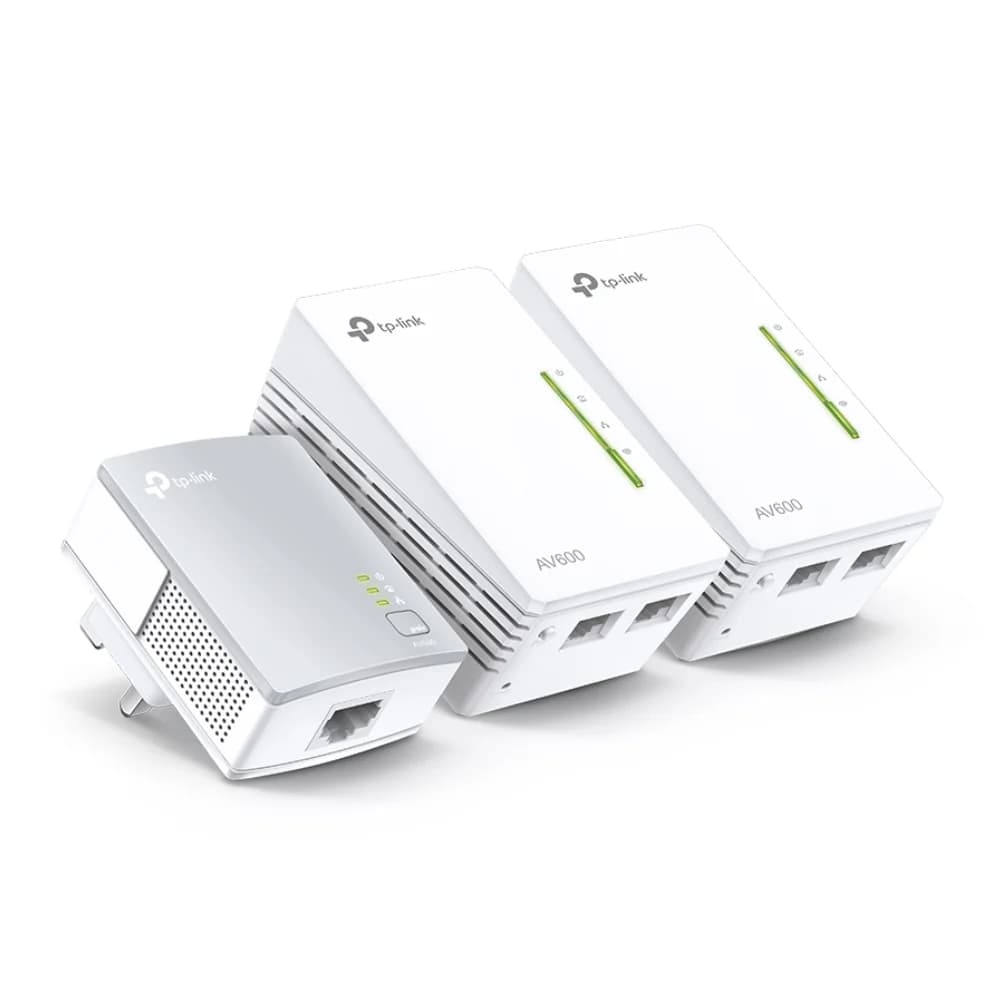 TP-Link TL-WPA4220 AV600 Wi-Fi Powerline Adapter 3-Unit Kit | TL-WPA4220 TKIT