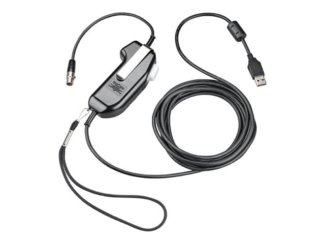 HP - Poly - PTT (push-to-talk) headset adapter for headset - monaural, no serial - TAA Compliant