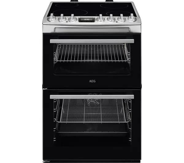 AEG 6000 SteamBake CCX6740ACM 60 cm Electric Ceramic Cooker - Stainless Steel