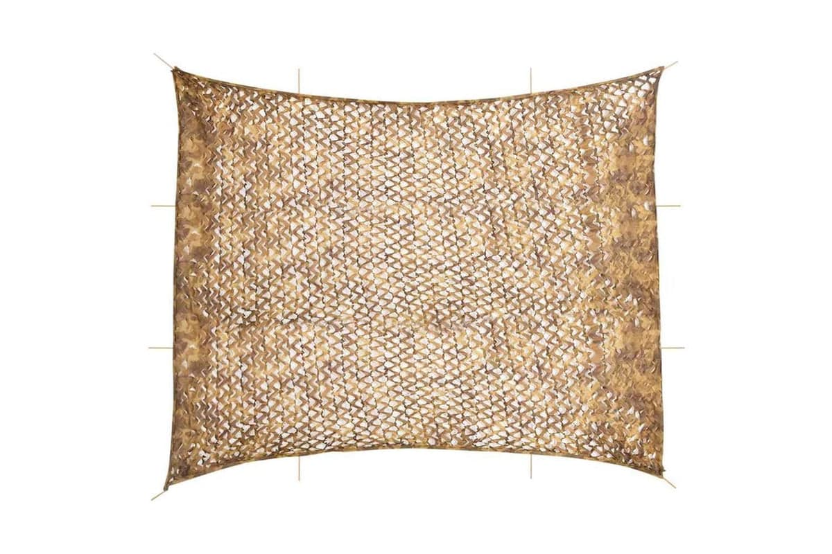 Vidaxl Camouflage Net With Storage Bag 729x602 Cm Sand
