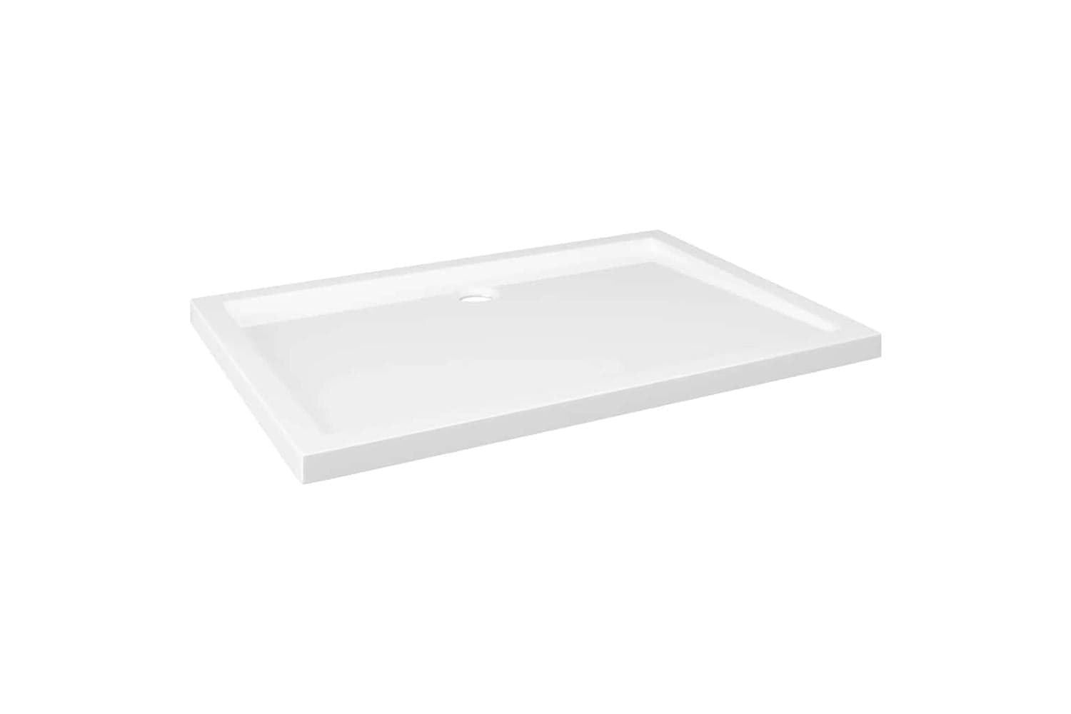 vidaXL 148906 Rectangular Abs Shower Base Tray White 70x100cm