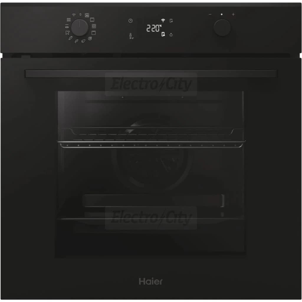 Haier ID Series 2 78 Litre Built-in Electric Oven with Hydrolytic Cleaning | Black