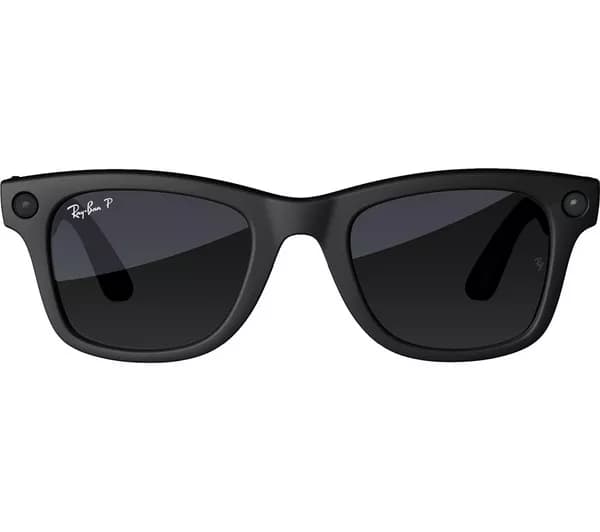 RAY-BAN Meta Wayfarer (Standard) Refurbished Glasses - Matte Black (Excellent Condition)