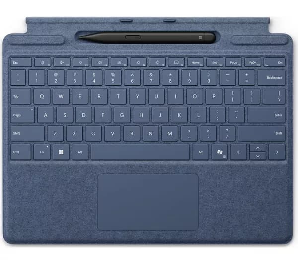 MICROSOFT Surface Pro Typecover & Surface Slim Pen 2 Bundle - Alcantara Sapphire