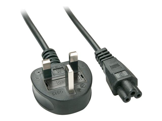 Lindy - power cable - IEC 60320 C5 to BS 1363 - 2 m