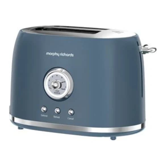 Morphy Richards Boutique 850W 2 Slice Toaster - Thunder Blue | 980602