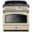 Rangemaster Classic FX 90cm Induction Range Cooker | Cream with Chrome Trim