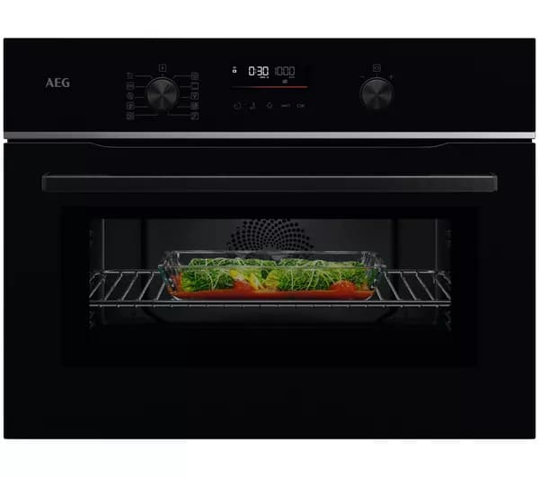 AEG CombiQuick TK6NK501B Built-in Combination Microwave - Black