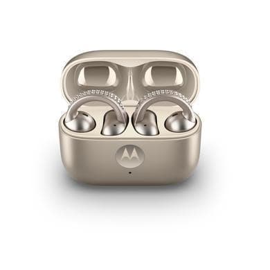 Motorola Moto Buds Loop Bluetooth Earphones - French Oak w/ crystals by Swarovski