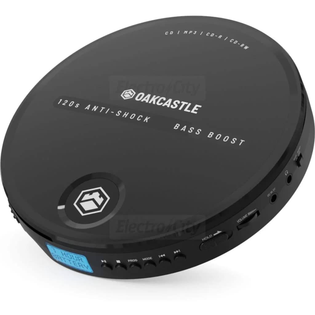Oakcastle CD10 Portable CD Player | Black
