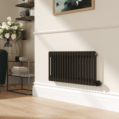 Russet Horizontal Smart Electric Radiator with Wi-Fi Thermostat - 1200W - H400xW830mm - Bathroom Safe
