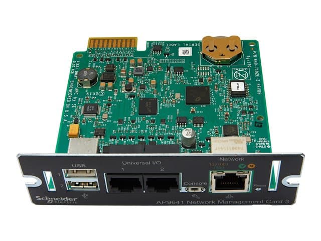 APC - Network Management Card 3 with PowerChute Network Shutdown & Environmental Monitoring - remote management adapter