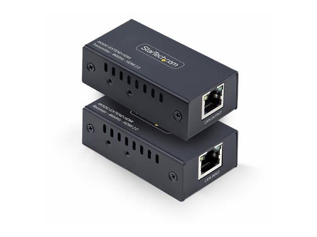 STARTECH.COM - Startech HDMI Extender Over CAT5e/6 Kit, 4K 60Hz, Up to 200ft (60m) - video/audio extender - HDMI