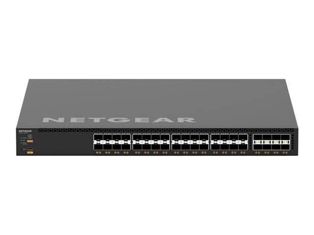 NETGEAR - M4350 Series M4350-32F8V - Switch - L3 - Managed - 32 x 10 Gigabit SFP+ + 8 x 25 Gigabit SFP28 - front to back airflow - rack-mountable