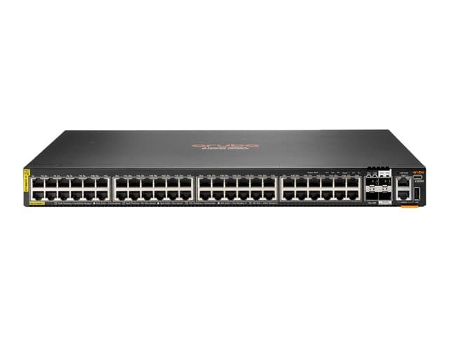 HPE - Aruba 6200M 48G Class4 PoE 4SFP+ Switch - switch - Max. Stacking Distance 10 kms - 48 ports - Managed - rack-mountable