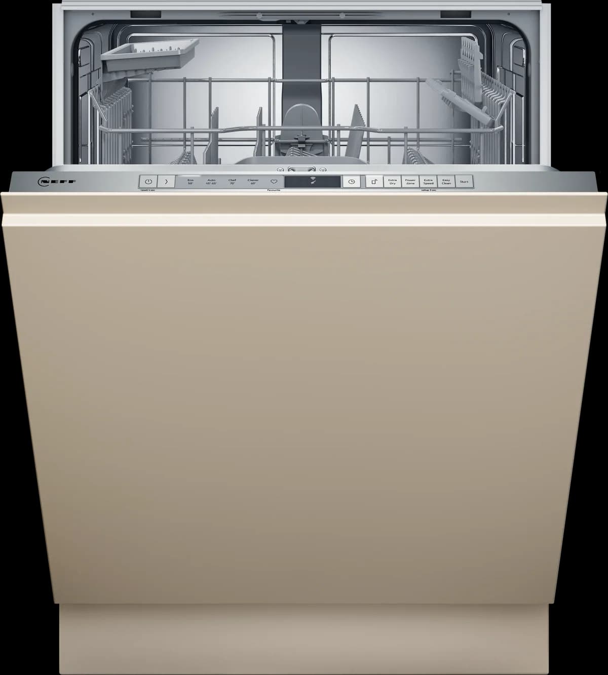 NEFF N30 Fully Integrated Dishwasher 60cm - Stainless Steel | S153HKX03G