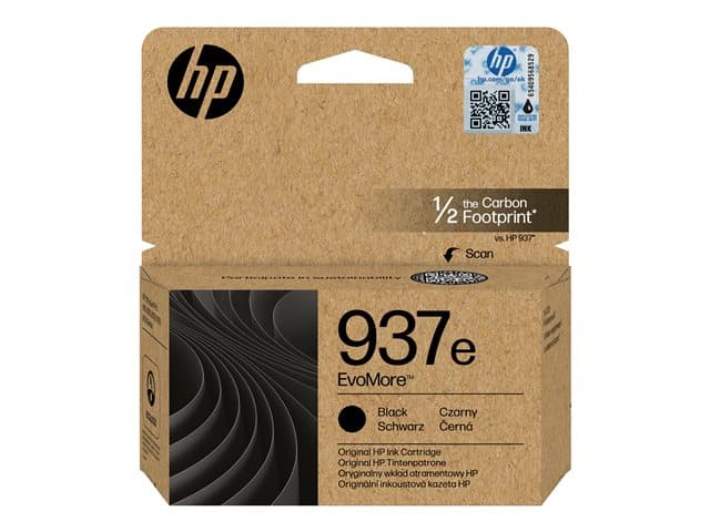 HP - 937e EvoMore - black - original - ink cartridge