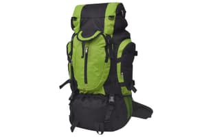 Vidaxl 91104 Hiking Backpack Xxl 75 L Black And Green