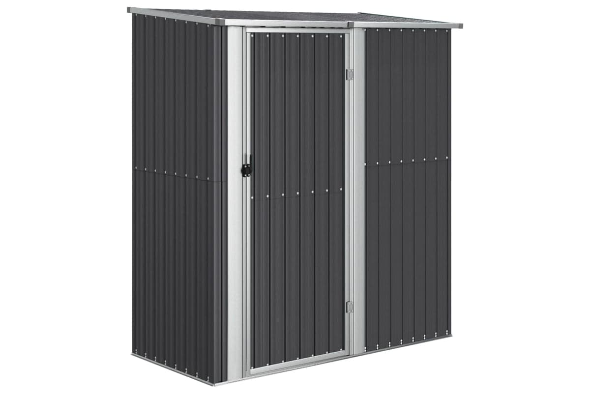 vidaXL 150905 Garden Shed Anthracite 180.5x97x209.5cm Galvanised Steel