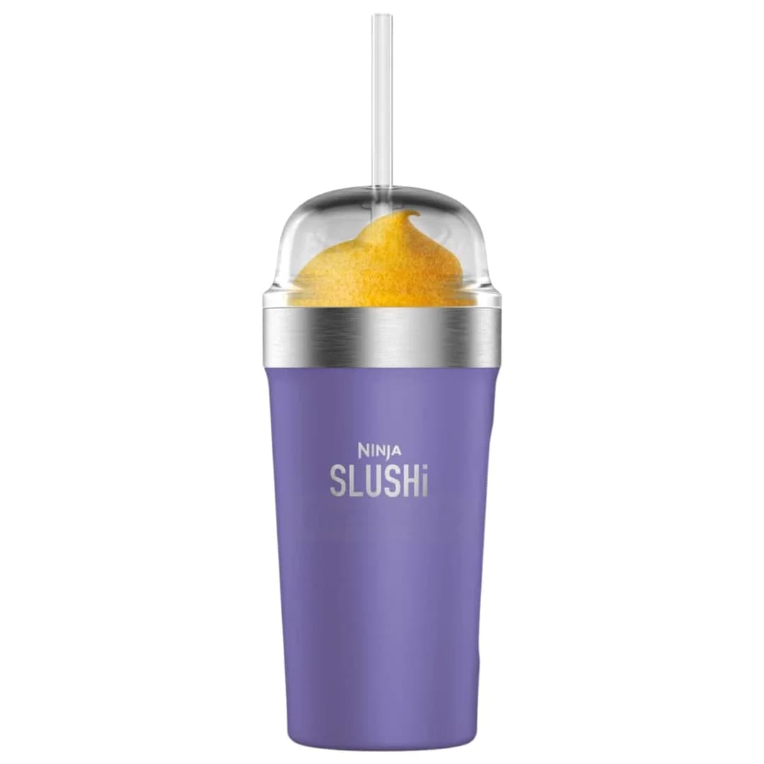 Ninja SLUSHi Insulated Bubble Cup with Lid &amp; Straw | Purple