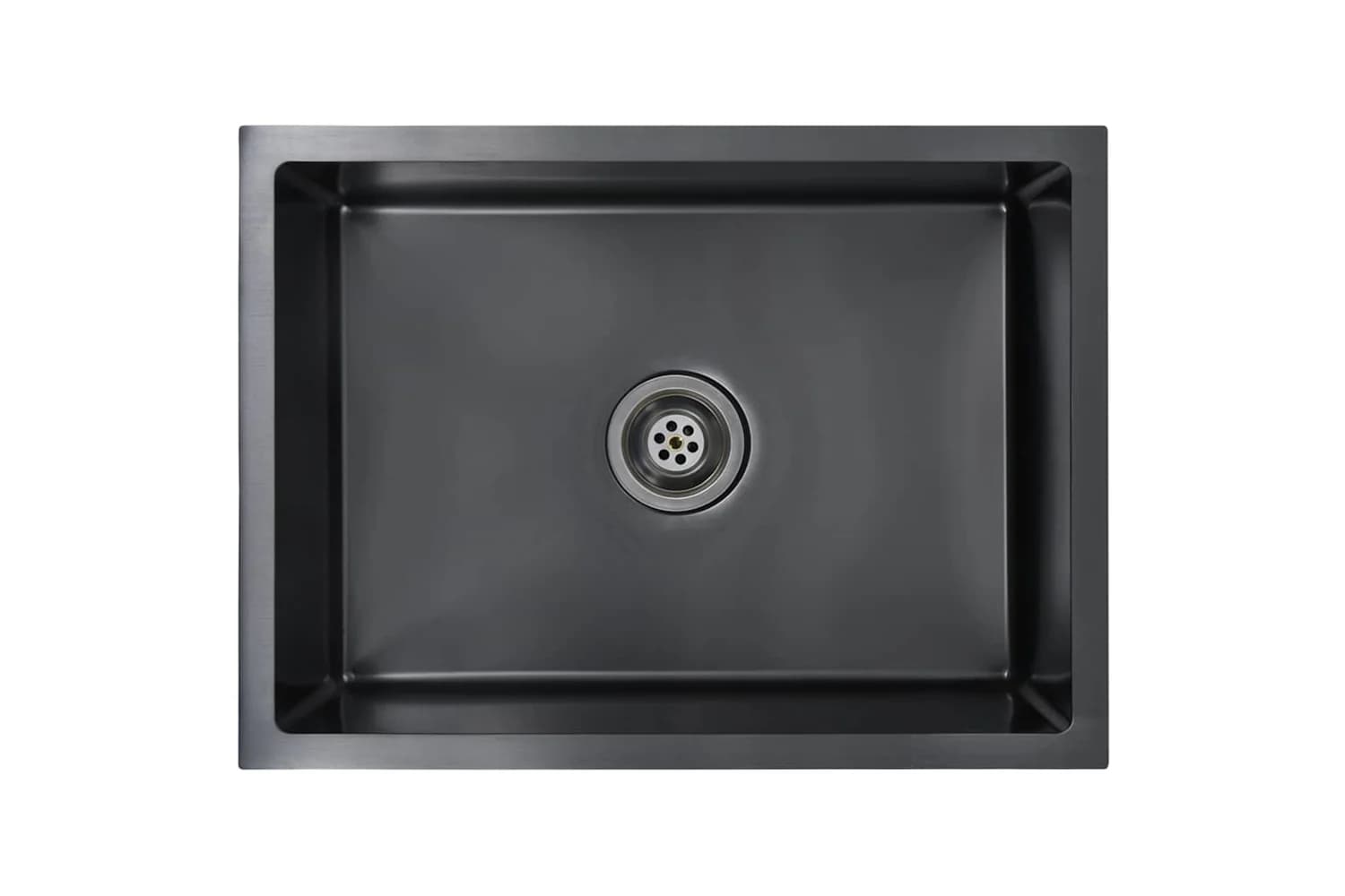 Vidaxl 145084 Handmade Kitchen Sink Black Stainless Steel
